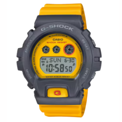 Casio G-Shock Women Retro 90s Sport Series GMD-S6900Y-9 Yellow Resin Band Men Sport Watch